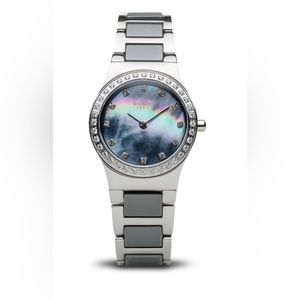 Bering Ceramic Polished Silver Women’s Watch